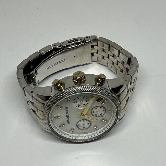 Michael Kors Ritz MK5057 Women\'s Silver Stainless Steel Analog Dial Watch NUL57 main image 9